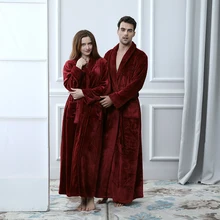 Новинка, зимний женский/мужской бархатный халат, кимоно, одежда для сна, Badjas, халат подружки невесты, Mujer, банные халаты, пеньюар, Femme Peignoir Mariage