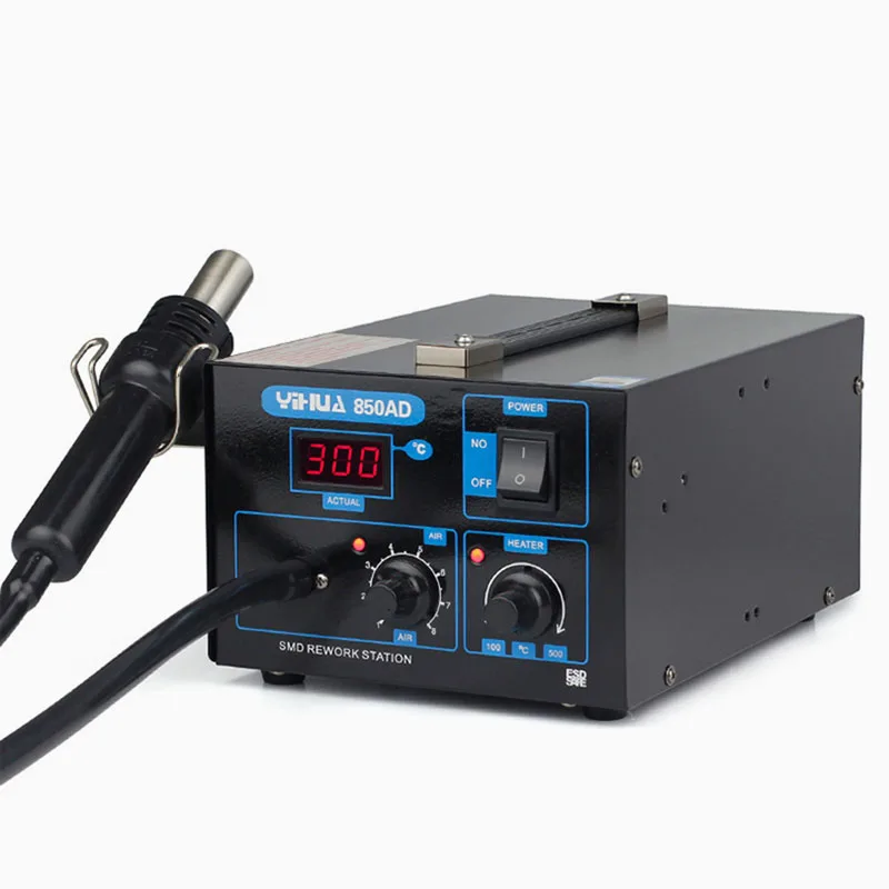 YIHUA 550W 850AD Hot Air Desoldering Station with Air Pump Adjustable