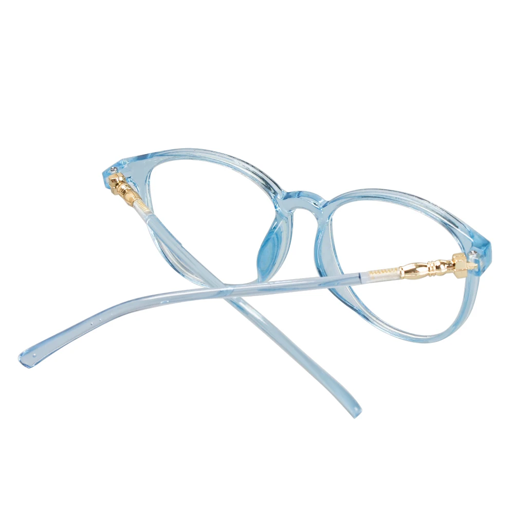 HOOHFashion прозрачные очки с защитой от синего излучения гибкий Портативный Уход За Зрением резиновые очки прозрачная Конфета цветные очки с плоскими линзами
