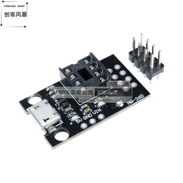 5 шт. макетная плата программирования/подключаемый ATtiny13A/ATtiny25/ATtiny45/ATtiny85 программист