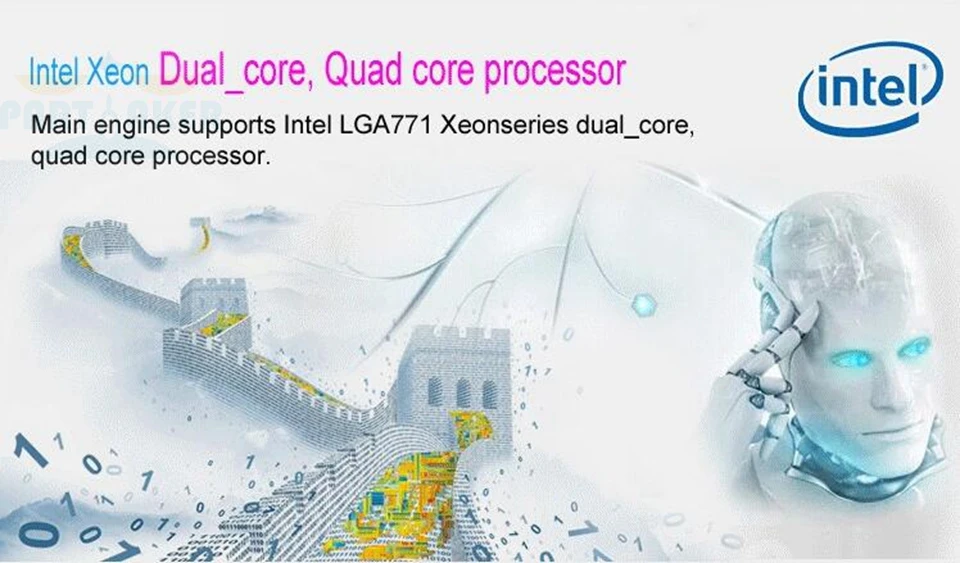 Причастником F7 Intel LGA1155 Intel Core i7 3770 Proecssor 1U 6 Ethernet сетевой сервер брандмауэр
