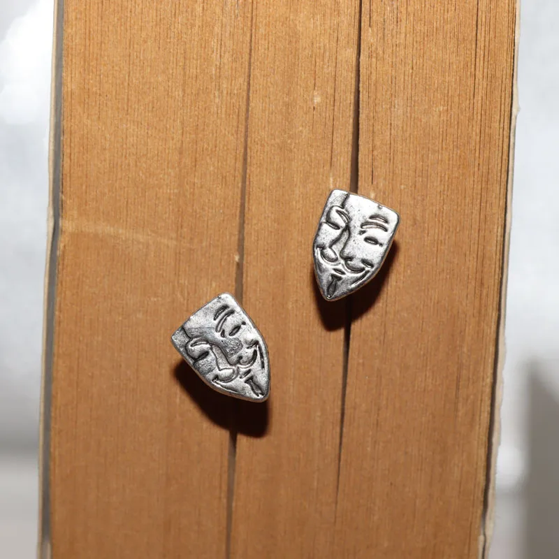 Creative Mini Clown Mask Men and Women Earrings Retro Punk Rock Party Jewelry Gifts | Украшения и аксессуары