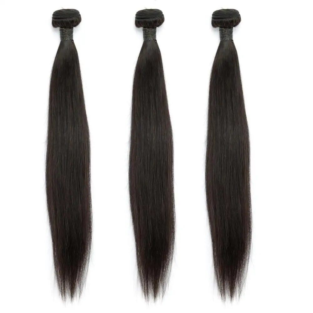 Straight Hair 100% Human Hair Bundles Natural Color 1/3/4 Bundles Indian Hair Extensions MIHAIR Straight Remy Hair Weaves