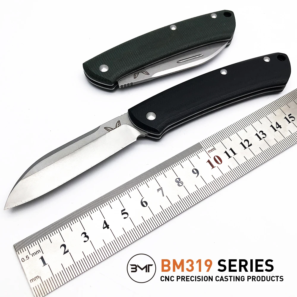 BMT 319 micarta / G10 Ручка Mark s30v лезвие тактический охотничий выживания карманный