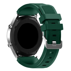Silicone Sport Strap for Smartwatches - Soft Wristband Bracelet Replacement (Army green)
