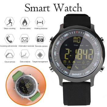 

Bluetooth Connect Smart Watch Sport pedometer Waterproof Call Reminder Digital SmartWatch Wearable Devices For ios Android Phone