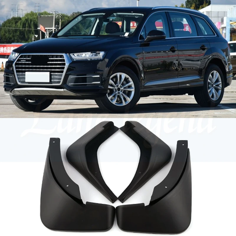 Передний+ задний брызговики, пригодный для AUDI Q7 брызговик S Всплеск ограничители Брызговики литой комплект крыла аксессуары