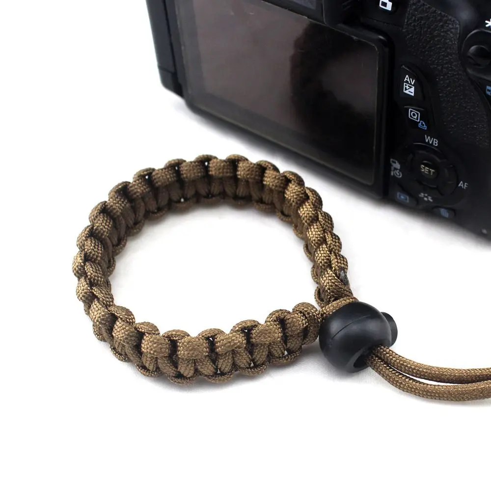 Нейлоновая веревка Новое поступление Регулируемый Анти Потеря плетеный браслет Паракорд ремешок для цифровой камеры рукоятка для Pentax sony Nikon DSLR