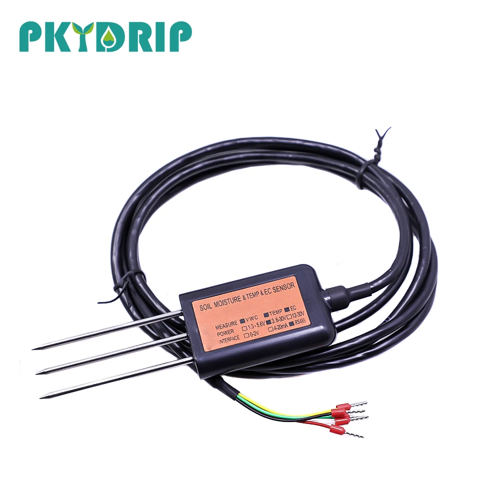

PKYDRIP Soil temperature and humidity sensor, 485 soil conductivity tester