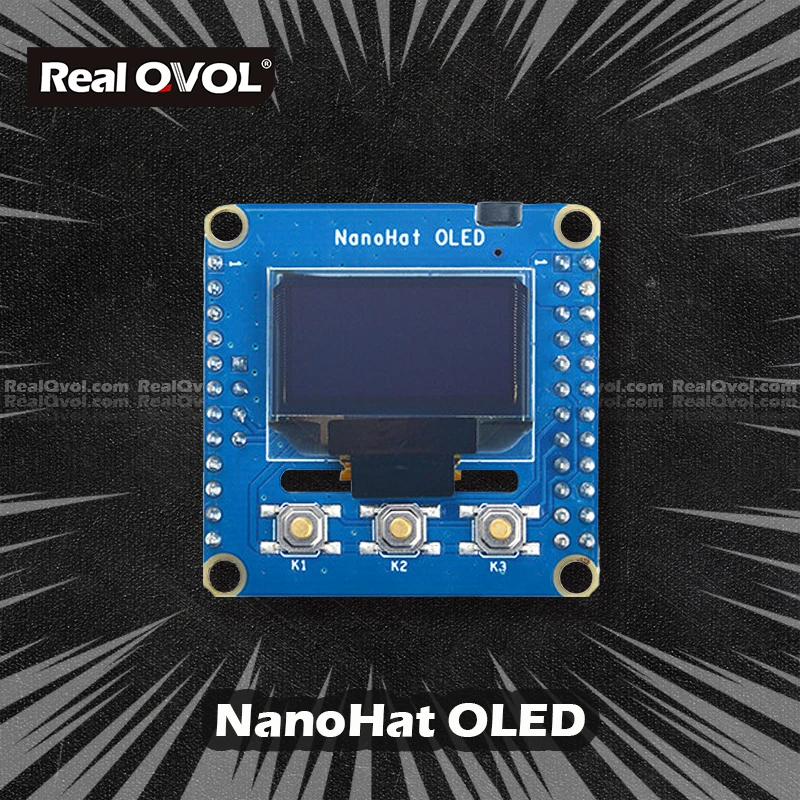 RealQvol FriendlyELEC NanoHat OLED для NanoPi NEO/NEO2/NEO Air/NEO Plus2/NEO Core/Core2 0 96 128*64 | Компьютеры и офис