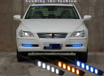 

Fast delivery Led daytime running lights+moving turn signal+blue night mode+remote control for Toyota Reiz 2005-2009