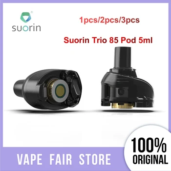 

Original 1-3pcs Suorin Trio 85 Cartridge Pod For Suorin Trio 85 Kit with 5ml Capacity & Replaceable Coil System E-cig vaporizer