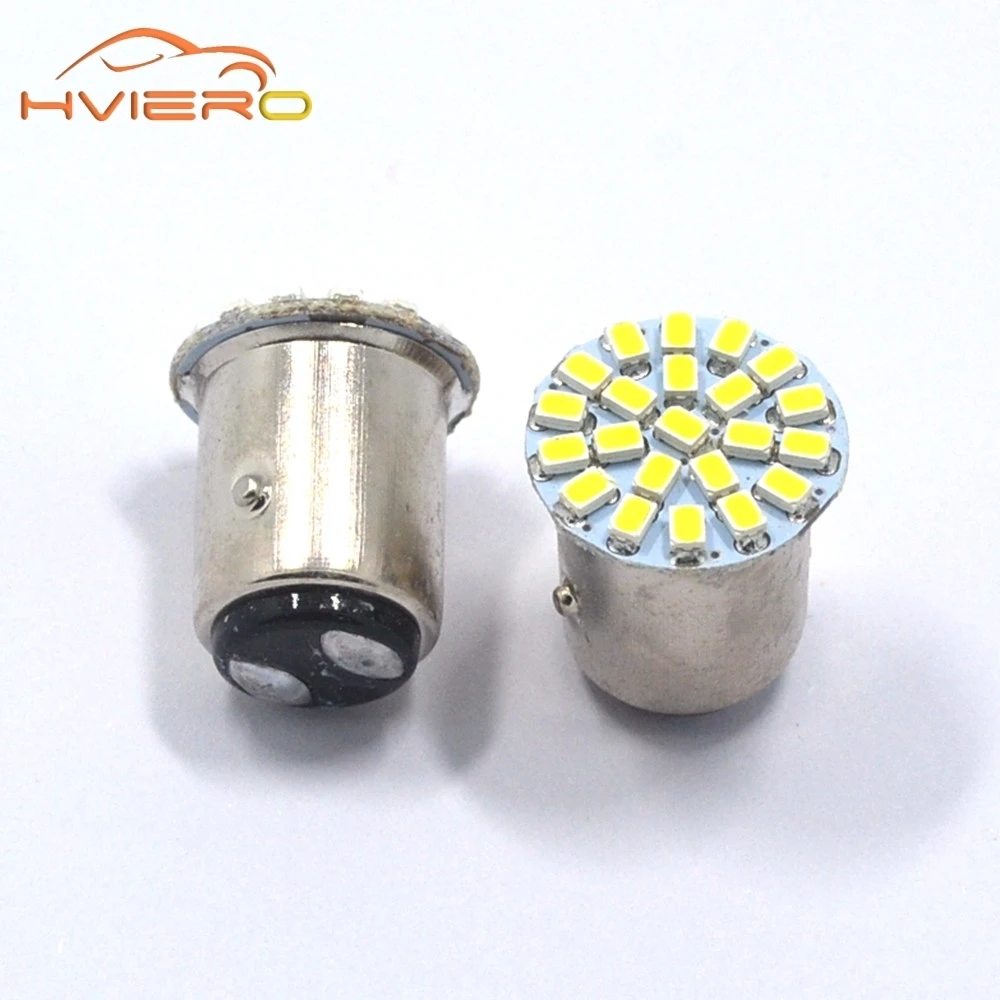 Hviero 1156 BA15S 1157 BA15D P21W 22 SMD Car Led Turn Signal Lights
