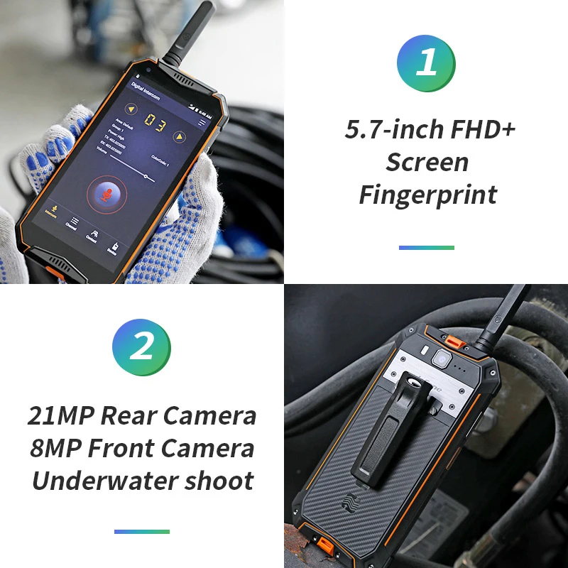 Ulefone Armor 3WT 5," FHD+ Android 9,0 Helio P70 Octa Core 6 Гб 64 Гб смартфон рация 10300 мАч 4G OTG NFC мобильный телефон