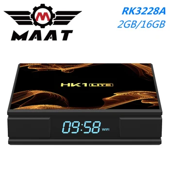 

MAAT HK1 Lite Android 9.0 TV Box Rockchip RK3228A Quad Core Set Top Box 2G DDR3 16G 2.4G Wifi HK1LITE Video 4K Smart MediaPlayer