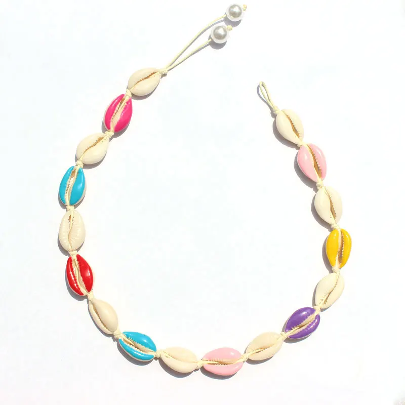 

jinzeyi Explosion Natural Shell handmade Necklace Bracelet Set Colorful Natural Shell Necklace Ocean Wind Fashion Jewelry