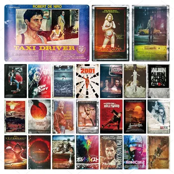 

Tin Signs Plaque Metal Film Movie Metal Sign Wall Decor For Man Cave Bar Pub Club Iron Painting Decorative Plat