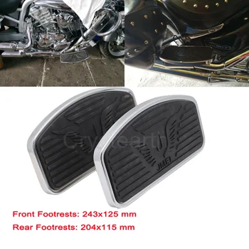 

Motorcycle Motorbike Front Rear Wide Foot Pegs Rest Footpegs Footrests Universal Black Bracket Rider Footboard For Honda Yamaha