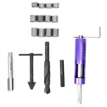 

Thread Repair Kit M18X1.5 with 12Pcs 1D/1./2D Threaded Insert Hand Tool for Auto Repairing screw thread