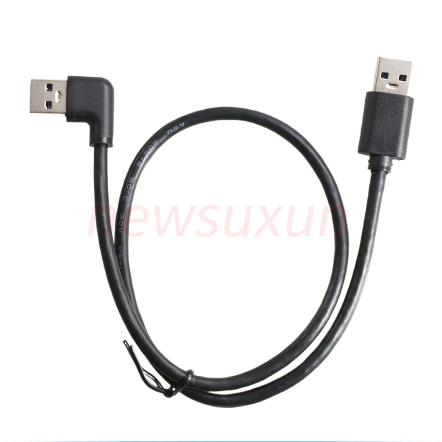 Double Right Angle USB 3.0 Cable - Same Side Double Bend Male to Male Description Image.This Product Can Be Found With The Tag Names Computer Cables Connecting, Computer Peripherals, PC Hardware Cables Adapters, Same side