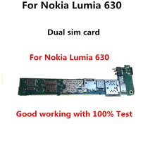 Разблокированный рабочий используется для Nokia Lumia 630 две sim-карты материнская плата