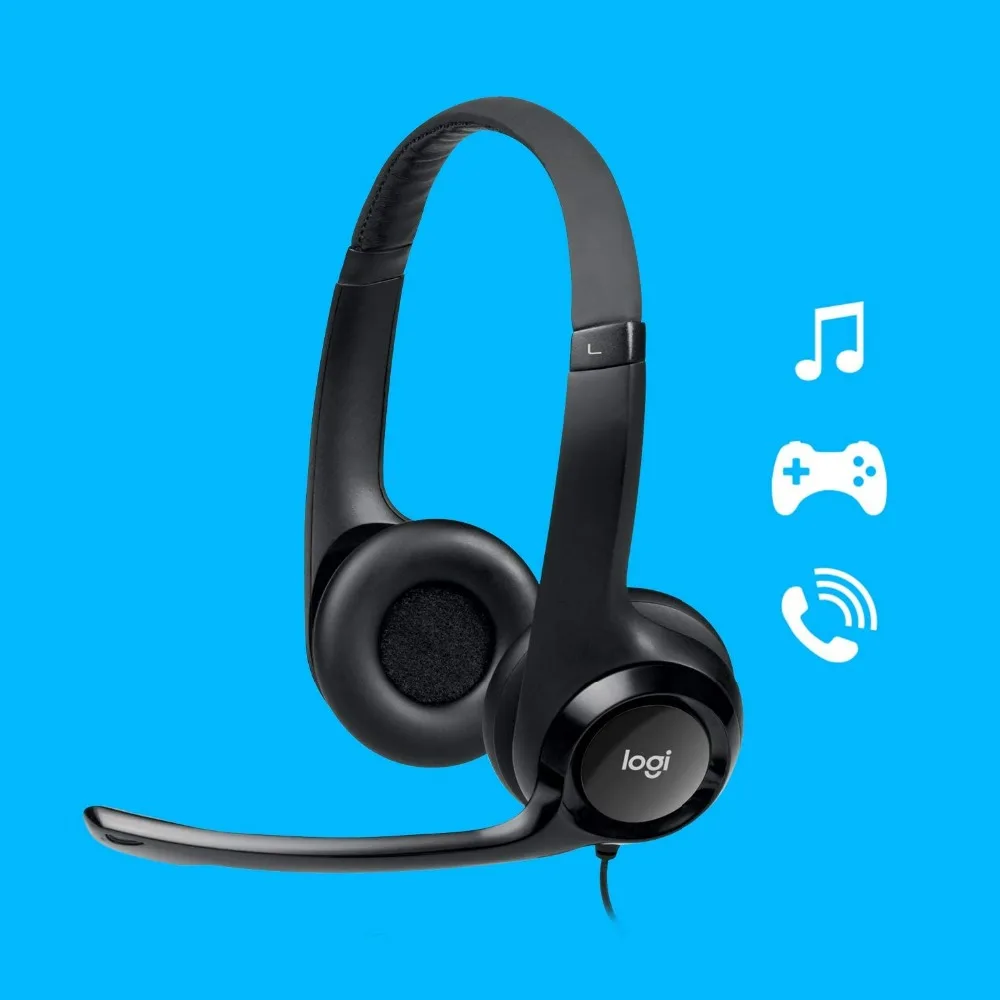 Full New Logitech Usb Headset H390 With 