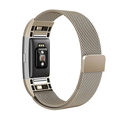 Для Milanese Loop forfitbit Charge 2 ремешок сменный наручный браслет из нержавеющей стали для FitBit Charge2 умные часы маленькие - Цвет: G