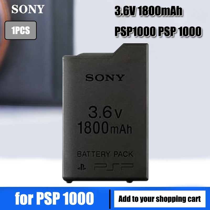 Sony новая сменная батарея 1800 мА/ч для PSP 1000 3 6 В литий ионная аккумуляторная S110 1