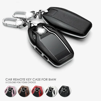 

ABS+Leather Car LED Display Key Cover Case for BMW 5 7 series G11 G12 G30 G31 G32 i8 I12 I15 G01 X3 G02 X4 G05 X5 G07 X7