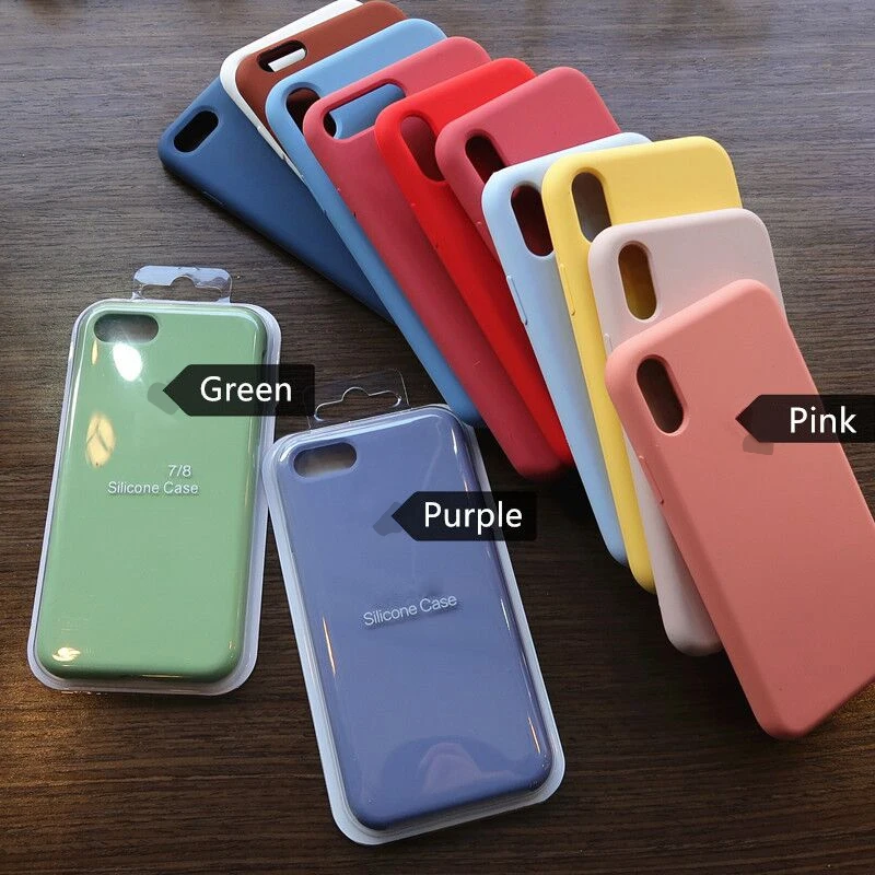 Luxury Original Official Silicone Case For iPhone 11 Pro MAX Case For
Apple iPhone XR X XS Max 8 7 6 6S Plus With Logo Cover