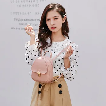 

Korean Style Girls' Backpack 2019 Fashion Multi-Function Small Back pack Women Shoulder Hand bags Female Bagpack School Bag Pack