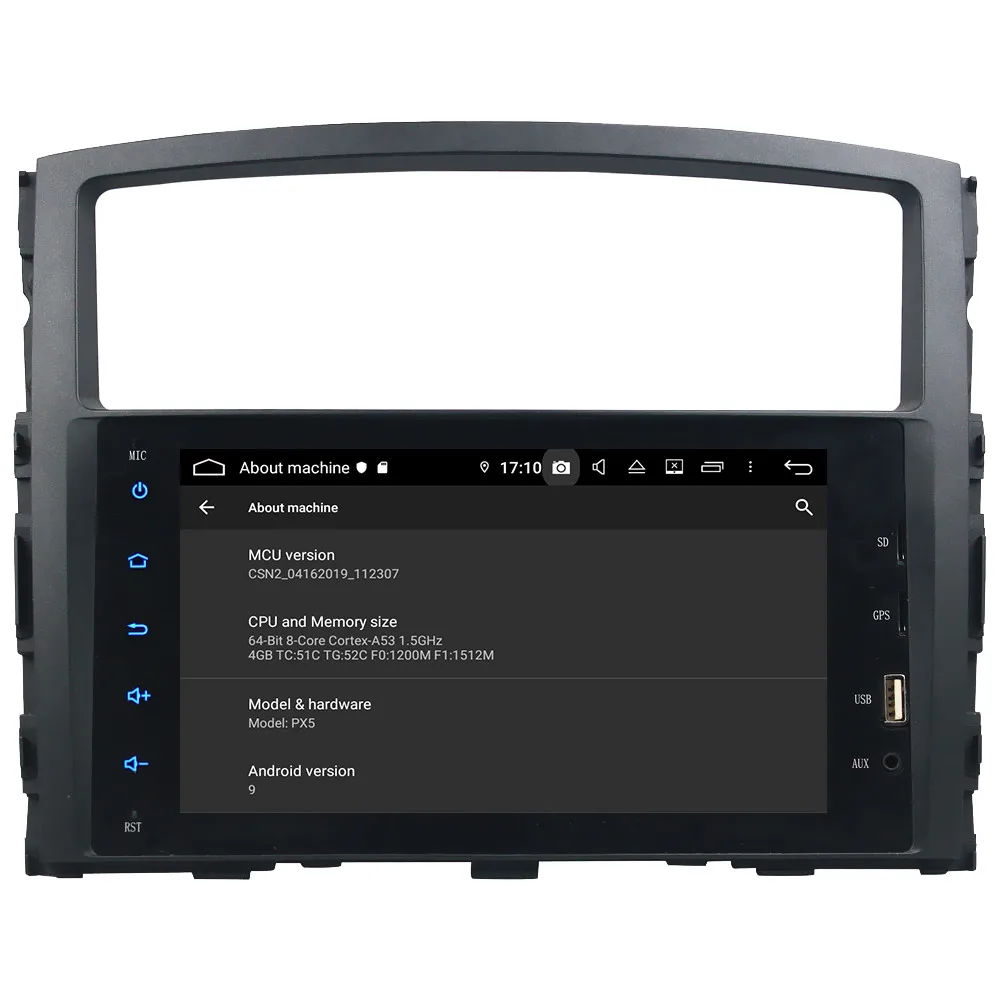 Klyde ips 4G Android 9 Восьмиядерный 4 Гб ОЗУ 64 Гб ПЗУ DSP автомобильный DVD мультимедийный плеер стерео для Mitsubishi Pajero V97 V93 2006