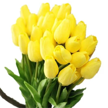 

31Pcs / Hand Fake Flower Bouquet Tulip Flower