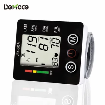 

Digital Wrist Blood Pressure Monitor Automatic Sphygmomanometer BP Tonometer Heart Rate Pulse Measureing Tool with LCD Display