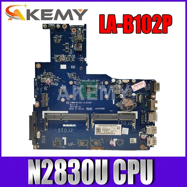 Free Shipping New LA-B102P B50-30 Motherboard for Lenovo B50-30 Laptop pc Mainboard N2830U CPU 1