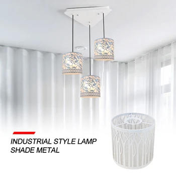 

1PC INDUSTRIAL WIRE CAGE STYLE CEILING PENDANT LIGHT/LAMP SHADE METAL EASY FIT Hanging Home Pendant Light Cover
