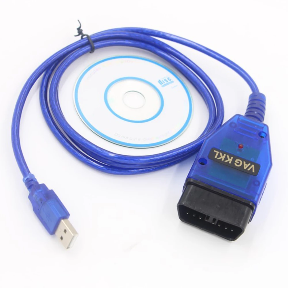 Высококачественный Универсальный диагностический инструмент KKL 409 1 OBD2 кабель USB
