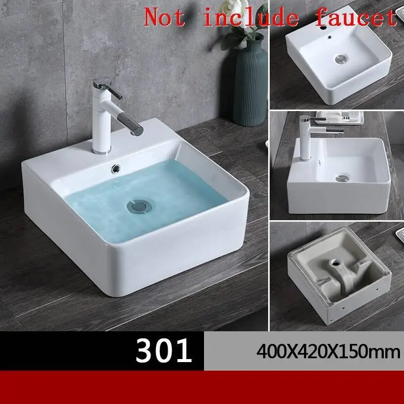 Version S Sobre Encimera Bagno Evier Lavandino Waschtisch wastatel черный Lavabo Umywalka Pia Banheiro умывальник для ванной комнаты - Color: Version S