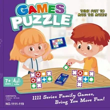 Kit de jeux de société pour enfants, Puzzle, modèle de folie, éducatif, logique, cadeau