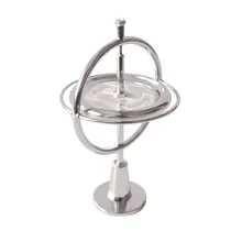 Gyroscope en métal Anti gravité pour adulte, artefact de décompression, jouet d'enseignement, équilibre de Rotation, technologie noire, Gyroscope mécanique