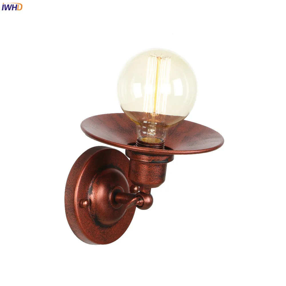 

IWHD Luminaria Retro Wall Lights For Home Lighting Mirror Stair Loft Decor Industrial Wall Light LED Applique Murale Vintage
