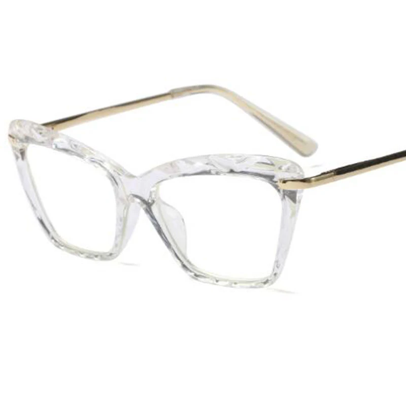 Новинка, известный бренд, дизайнерские модные очки, женские, прозрачная оправа, кошачий глаз, очки, оптические, для девушек, оправа для очков, Oculos