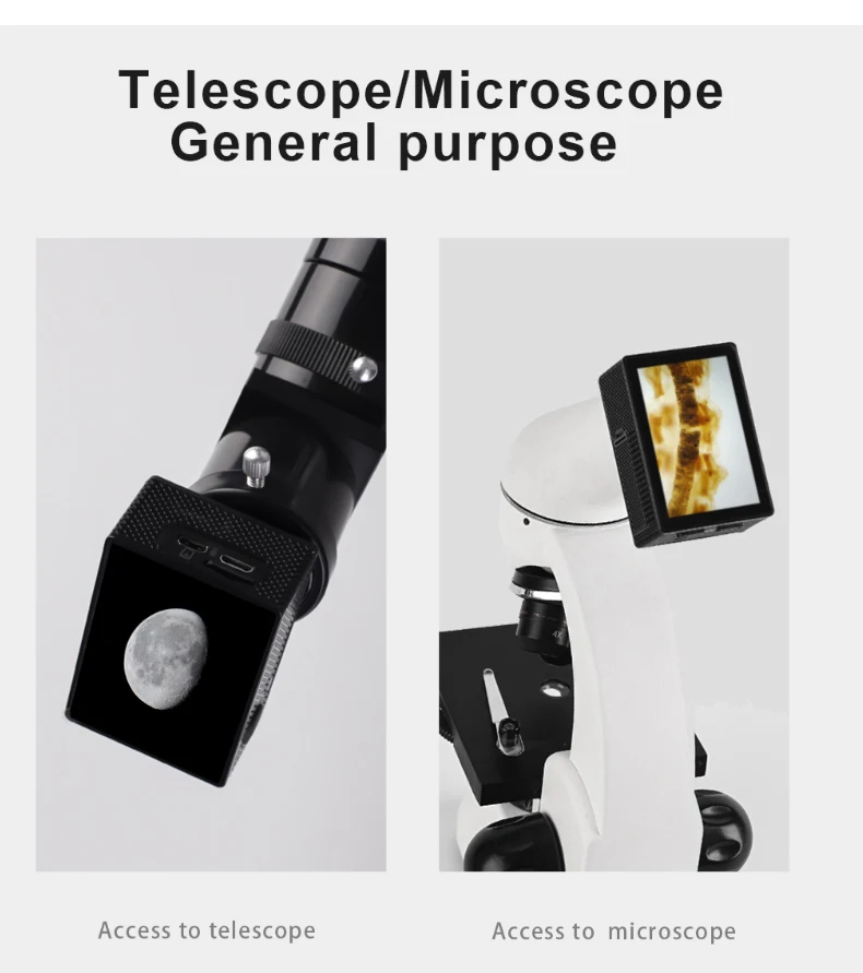 Wireless WiFi electronic eyepiece 20 megapixel new astronomical telescope with micro screen HD