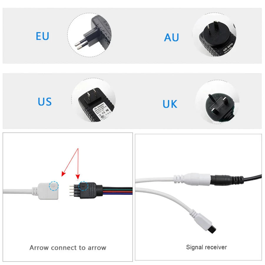 cheap led strip lights 20M 30M RGB LED Strip Lights 5050 2835 5M 10M 15M Leds Tape Ribbon DC 12V LED Strip Lamp IR WiFi Bluetooth Controller Adapter EU led light strips for room