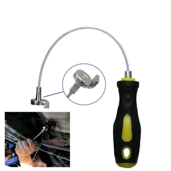 

Automotive Repair Tool Car Magnetic Oil Drain Plug Oil Drain Spanner Oil Drain Screw Removal Bolt Remove Pick Tool Rubber Handle