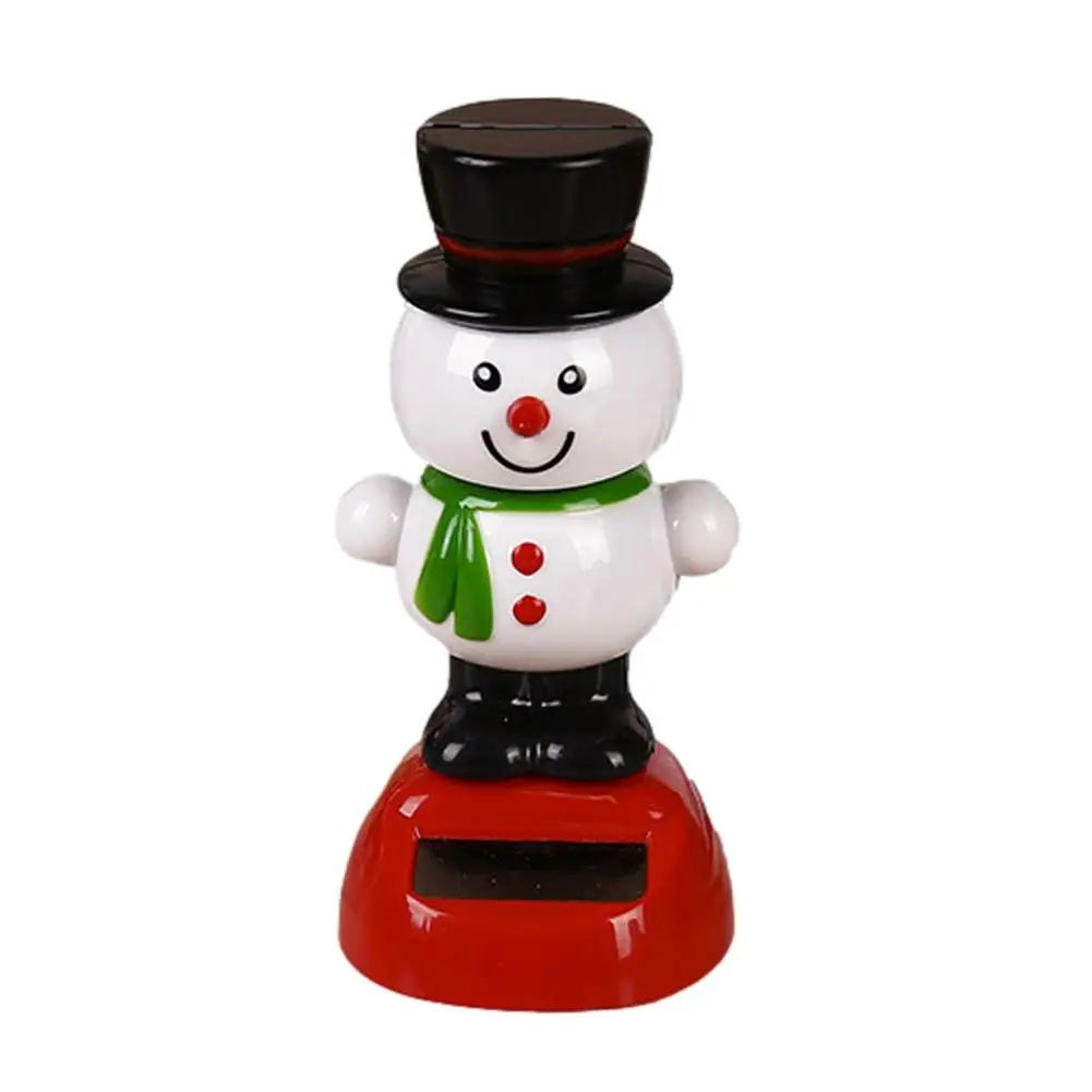 Makluce Dancing Snowman Toy,Solar Powered Dancing Christmas Snowman Elf Swinging Toy Novelty Happy Dancing Solar Animated Toys For Car Dashboard Decor superior