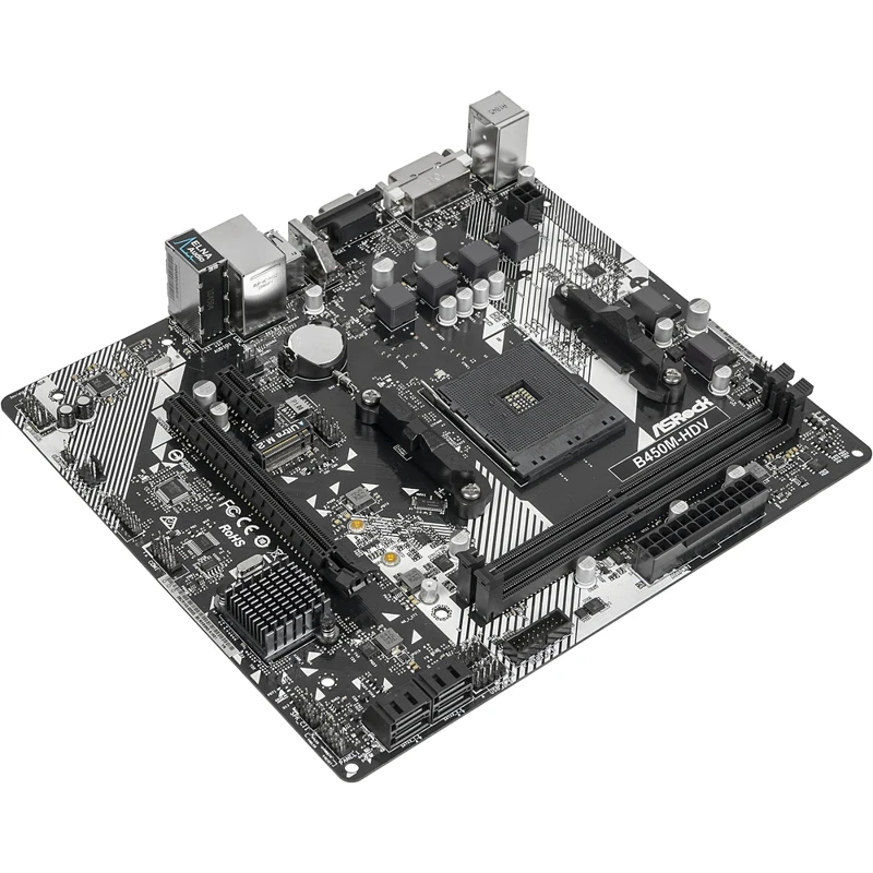 Материнская плата ASROCK B450M-HDV R4.0