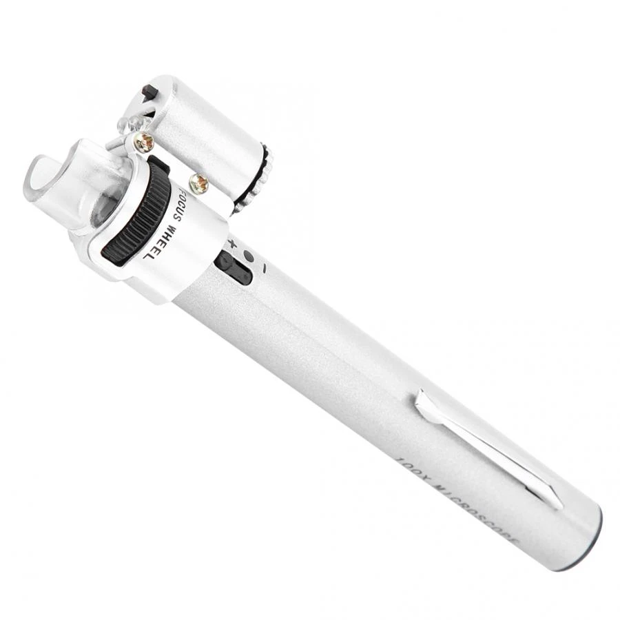 Mini Lupa 100x Llevó Lupa Joyeros Microscopio Mini Lupa 100x Llevó Lupa Joyeros Microscopio