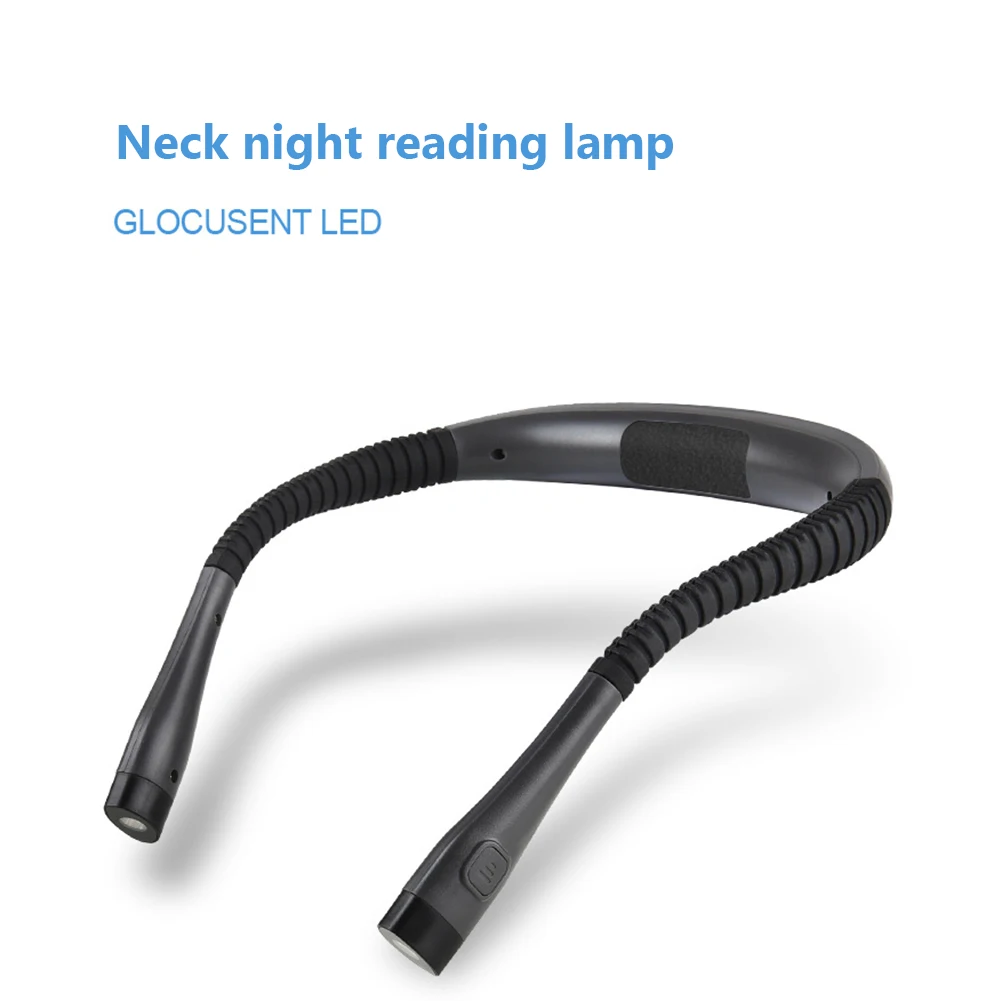 Flexible Handsfree LED Neck Light Book Reading Lamp Night Flashlight