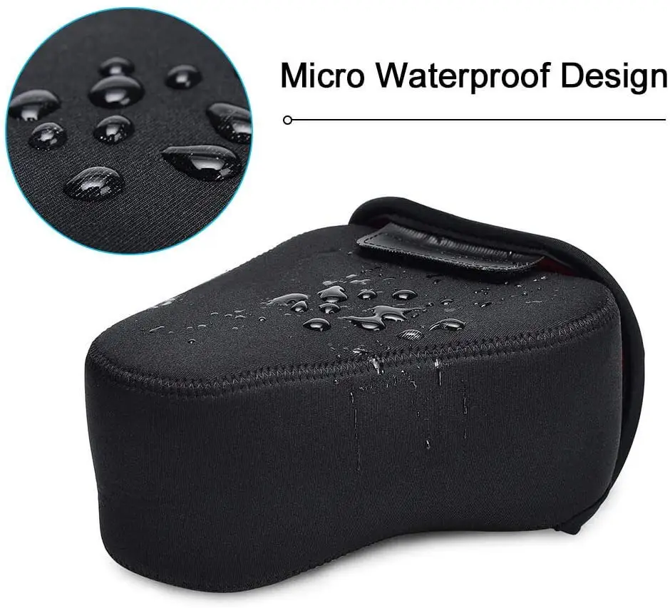 Neoprene Camera Bag Sleeve - Protective Inner Case for DSLR and Mirrorless Cameras
